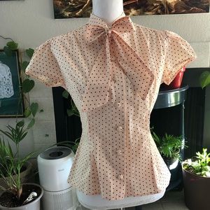 Vintage Reproduction Heart of Haute Designer Blouse